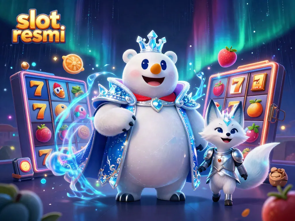 Experience exhilarating online gaming success at "slot resmi" with vibrant visuals and electrifying 3D elements.